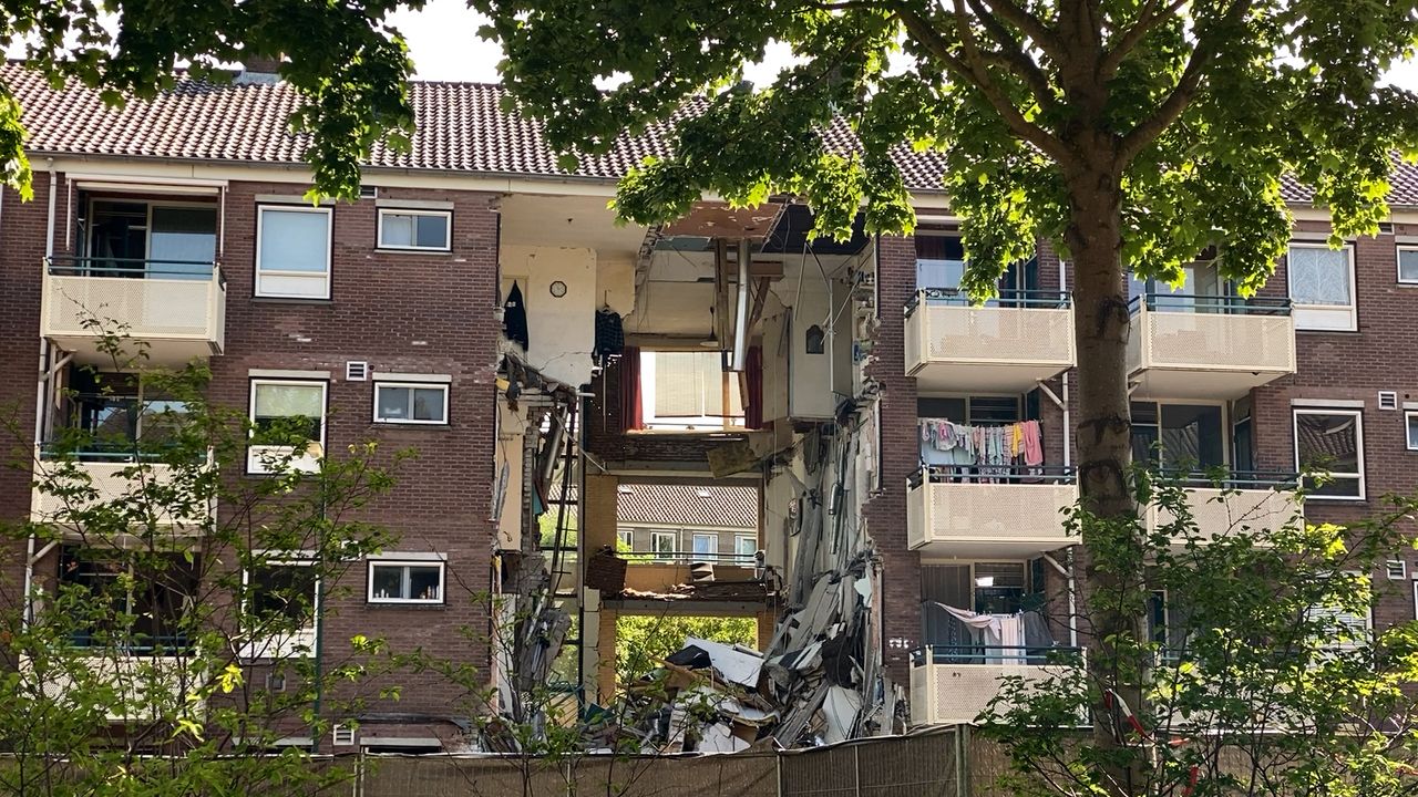 Bewoners ingestorte flat Bilthoven krijgen half uur om waardevolle spullen op te halen